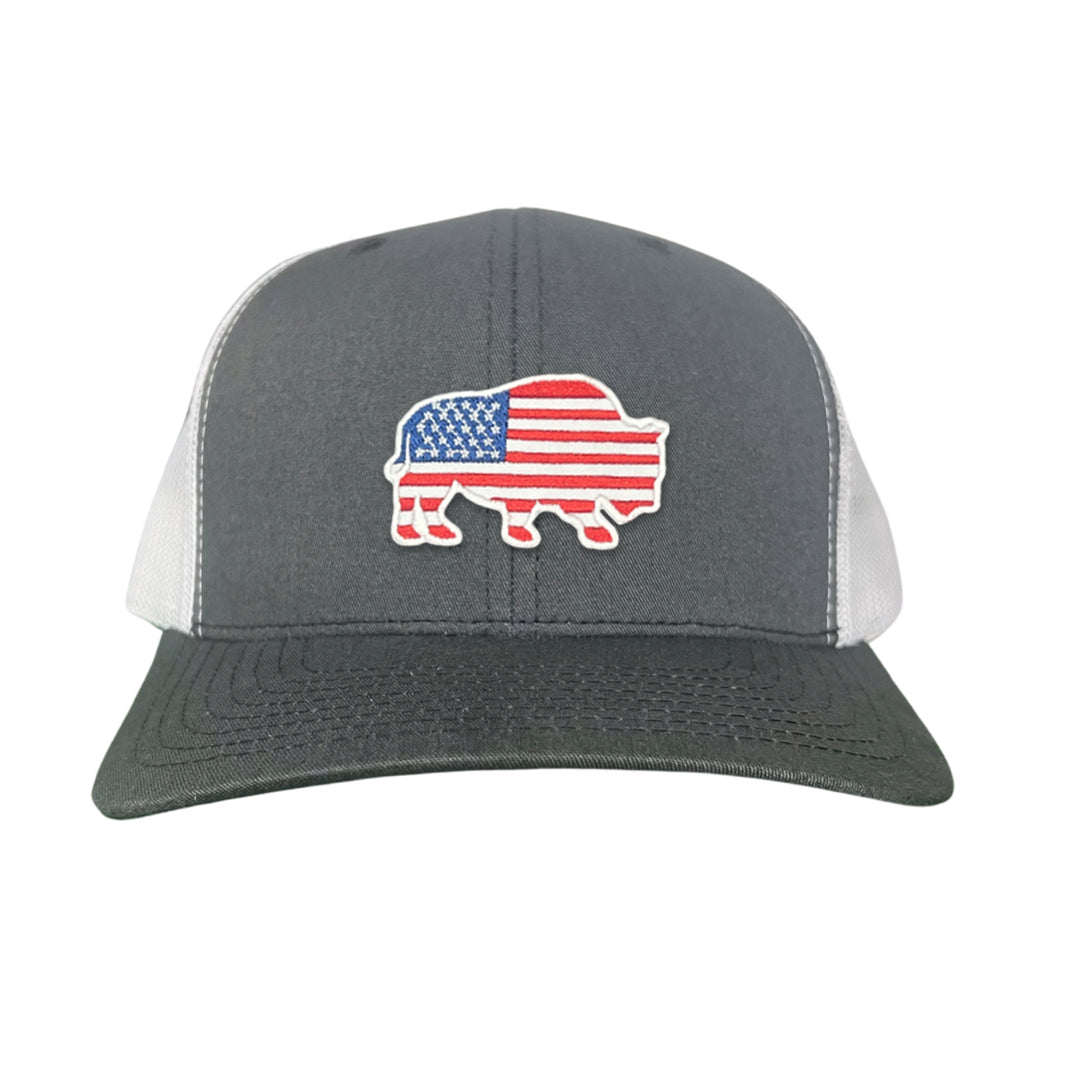 Last Stand Bison American Flag / 068 / MM