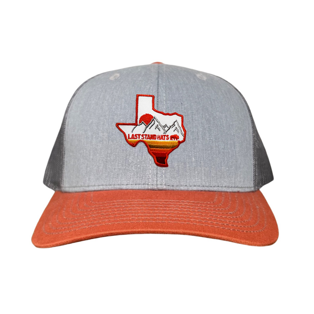 Last Stand Texas Mountains Orange / Hats / 052 / KC