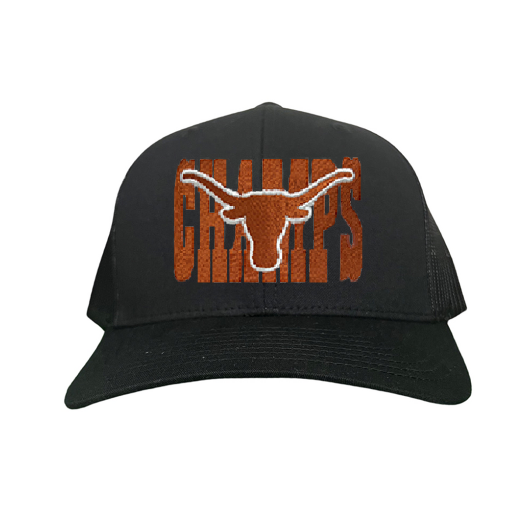 Texas Longhorns CHAMPS Embroidered / Hats / UT9054 / SB