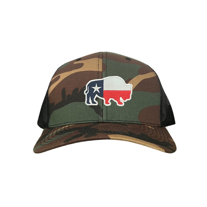 Last Stand / Bison Texas Flag / 050 / MM