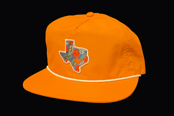 Brock Cunningham / Capitol Cowboy / Floral Texas Dove / Rope Hat / 157 Orange Hat / White Rope
