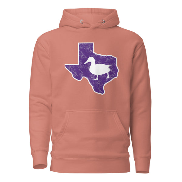 Tarleton Texans Unisex Hooded Sweatshirt (Small) Purple at  Men's Clothing  store